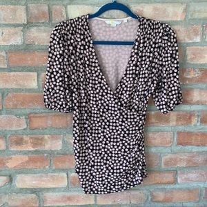 Boden Joanna Wrap top sz  US 8